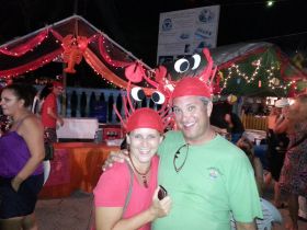 Lobster caps on Lobster Fest participants in Ambergris Caye, Belize – Best Places In The World To Retire – International Living